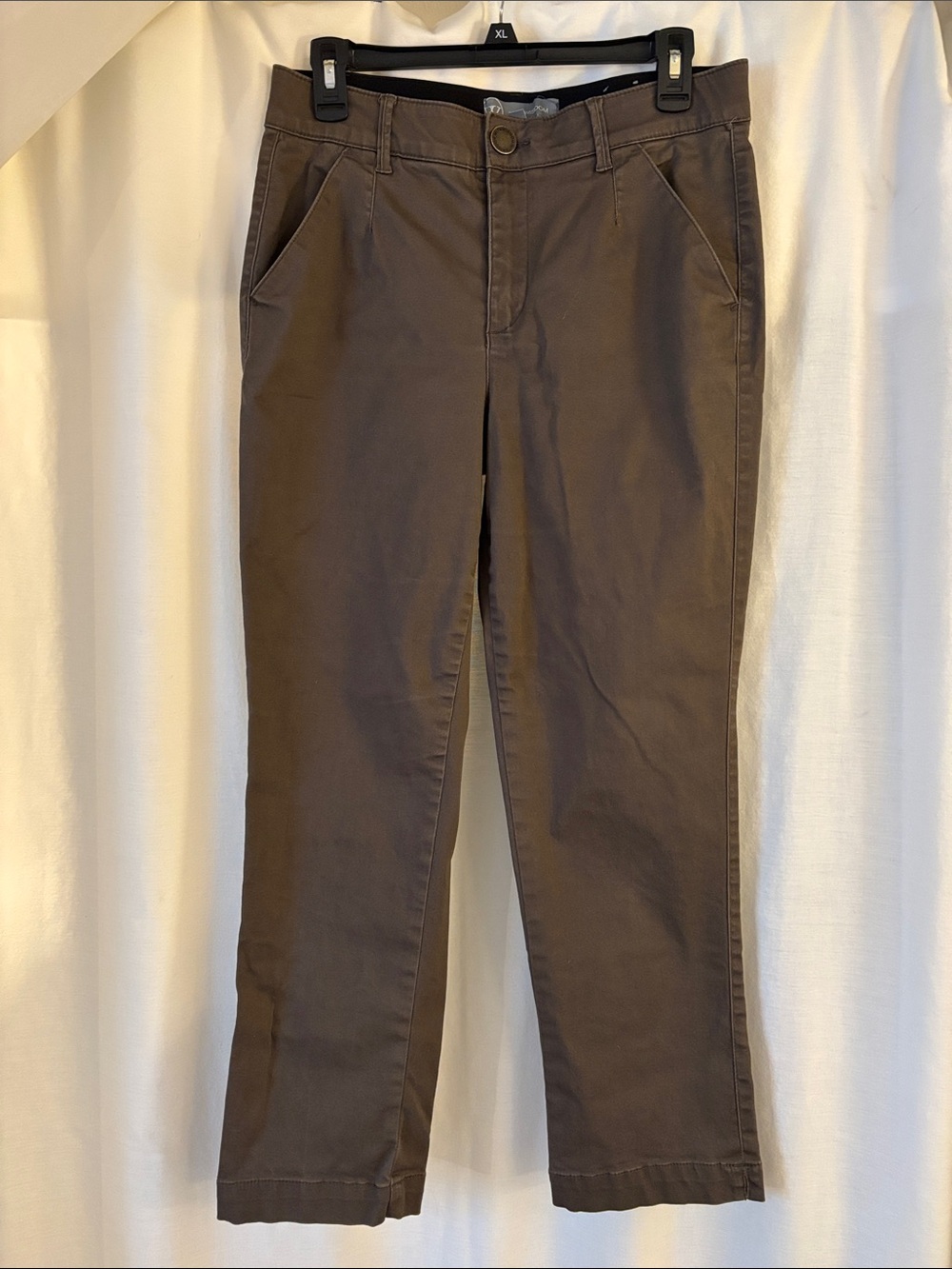 Wit & Wisdom Chocolate Brown Straight-Leg Jeans